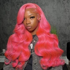 Vibrant Pink Wig